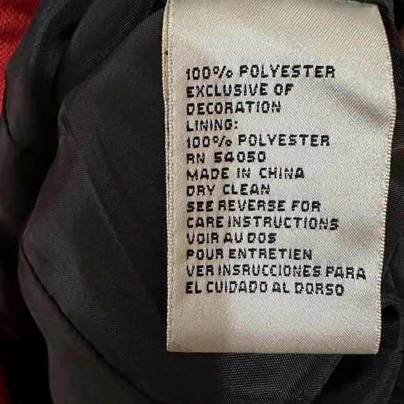 LADIES CARMINE PINK & BLACK DRESSY JACKET - Picture 3 of 3